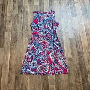 Tommy Hilfiger Paisley Swing Dress Size Small